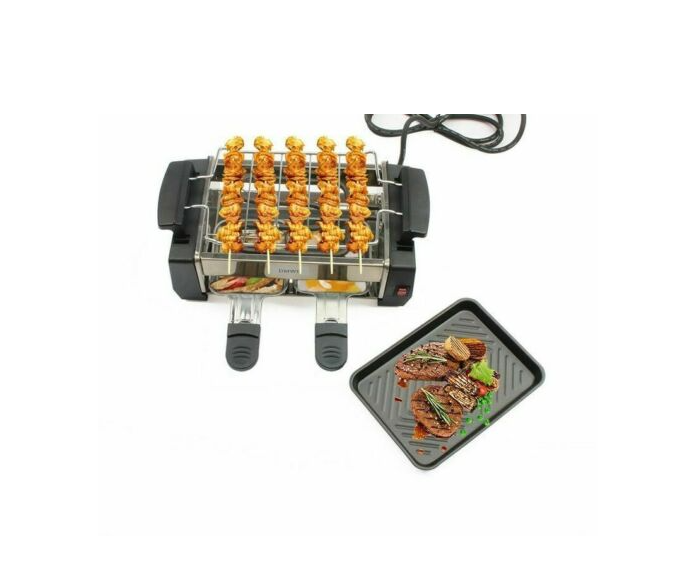 Electric Grill Shashlik Shawarma Double Non Stick Layer Barbecue Machine Roast